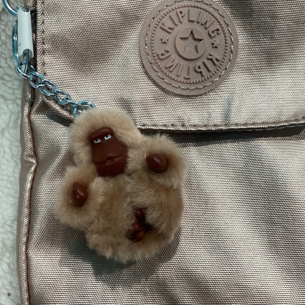 🐒🆕Kipling - Tissy Phone Case Crossbody, Quartz Metallic - Picture 3 of 7